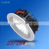 2014 High Performance LED cob downlight 25W