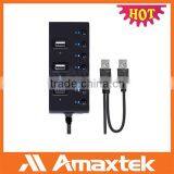 High Quality Super Speed 7 Ports Usb3.0 Hub Driver With Switch thumbnail-1