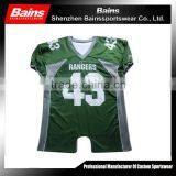 2015 newest design sublimated american football jersey custom