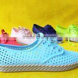 Lace up Comfortable Plastic Loafer Casual Shoes for Girls thumbnail-2