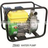 178F four stroke gasoline engine high lift water pump ZB80 certified CE&EPA