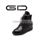 GD Classic Retro Cross-tied Comfortable Warm Lining Booties Shoes for Ladies thumbnail-1