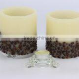 Dried Flower Design Candle for Decoration Wholesale thumbnail-1