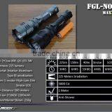 Rechargeable 18650 Hard Anodation Police Led Flashlights thumbnail-3