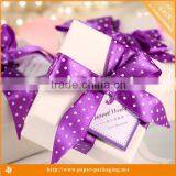 Fatory Price White Cardboard Wedding Invitation Box thumbnail-3