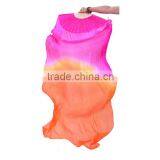 Real Silk Long Belly Dance Silk Chinese Fan Dance Fans thumbnail-1