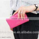 Korea Brand Iconic Smart Phone in Purse Travel Purses Pouch for Teens Two Folding Tote Wallet thumbnail-6