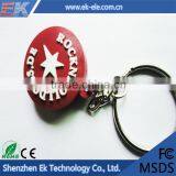 Wholesale Low Price High Quality Red Round Keychain