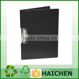 Portfolio Clipboard - 0.50" Clip Capacity - Side Opening - 8.50" x 11" - Low-profile - Black