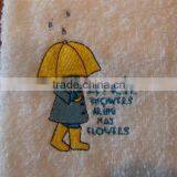 100% Cotton APRIL SHOWERS Fingertip Towel