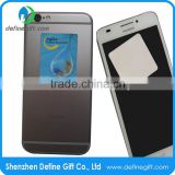Adhesive Microfiber Sticky Mobile Phone Cleaning Pad Sticker Mini Screen Cleaner