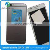 Adhesive Microfiber Sticky Mobile Phone Cleaning Pad Sticker Mini Screen Cleaner thumbnail-1