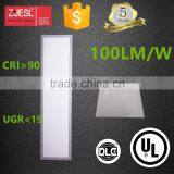300*1200mm UL DLC 40w AC110-277V Silver/white Frame Hot Sell Led Slim Panel Light thumbnail-1