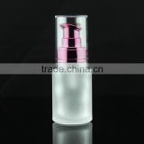 30ml frosted bottle with red pump guangzhou supplier