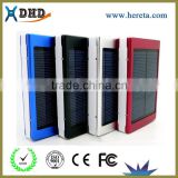 dual usb portable solar power bank 10000 mah