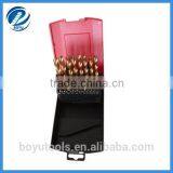 19 Piece Titanium Nitride Coated Drill Bit Set