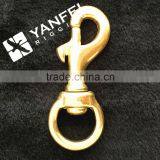 Solid Brass Swivel Eye Bolt Snap Hook thumbnail-2