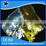 Nightclub Gold/silver/blue Mylar Confetti Glitter Metallic Paper
