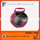 Cute Hello Kitty Metal Handbag With a PVC Window and a Flick-lock