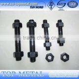 Galvanized Carbon Steel Furniture Connector Double Ended Thread Bolt thumbnail-3