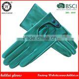 Helilai Hot Selling Ladies Unlined Sheep Leather Gloves Women Winter Leather Motorcycle Gloves thumbnail-3