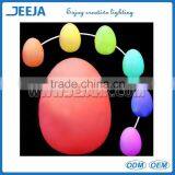 Floating Waterproof 7cm Size Led Egg Shape Light, Oval Light Battery Power