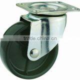 14 Double Ball Raceway Structure Top Plate Swivel Black PP Caster thumbnail-1