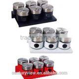 Hot Selling Wholesale Mini Glass Storage Jar Glass Sipce Jar Set thumbnail-2