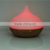 Changing Colored LED Lights Waterless Auto Shut-off Adjustable Mist Wooden Aroma Diffuser Bottle thumbnail-4