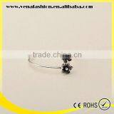 Girl Flower Design Antique Jewerly 925 Titanium Silver thumbnail-2