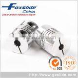 FOXSLIDE 10mm x 10mm Aluminium Clamp Type CNC Beam Coupling Wholesale thumbnail-2