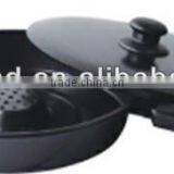 Carbon Steel With Non-stick Coating Dry Fry Pan thumbnail-1