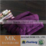 Promotion Polyester Sleep Robe Jacquard Flannel Fleece Bathrobe thumbnail-3