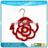Rose Flower Shape Velvet Flocked Scarf cc thumbnail-1