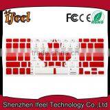 HOT! Wholesale Silicone Keyboard Cover Case Film For Macbook/MacBook Pro 13inch 15inch 17inch