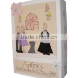 customized lovely baby clothes packaging box