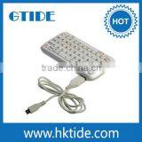 Silicon Slient Mini Wirless Bluetooth Keyboard and Charge for Iphone 6/HTC