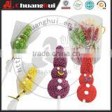 Gelatin Candy Snowman Gummy Lollipop, Jelly Lollipop thumbnail-1