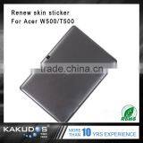 Original Color Laptop Top Panel and Palm Rest Skin Sticker for Used Acer W500,t500 thumbnail-1