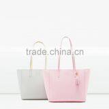 BSCI FACTORY PU SHOPPING YOUNG LADIES TOTE BAG thumbnail-1