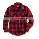 Printed Cotton Flannel, Plaid Pattern Flannel Fabric, Ons Side Brushed Flannel for Shirts 20s*10s 40*42 thumbnail-5