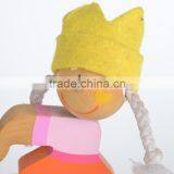 Wooden Ballerina Toys/toy Flowers Boy and Girl Wooden Music Box,Dancing Musical Box thumbnail-3