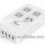 6 OUTLET US Socket Power Strip,surge Protector Socket With 5 USB Charging Ports V-04 thumbnail-2