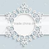 Paper Photo Frame With Cutout Paper Lace thumbnail-2