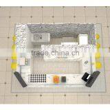 High-End Luxury Mall Kiosk of Milkshake Kiosk Design thumbnail-5