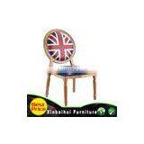 Hotsale Aluminum Stacking Hotel Banquet Chair in Wood Look