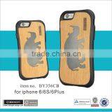 New Hot Selling Products TPU PC Phone Case Wooden Case for Iphone