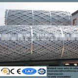 China Metal Enclosure Grills High Security Square Hole Razor Mesh Panels Road Field Fence Wire Dividers With Sharp Razor thumbnail-4