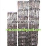 Hot Dip Galvanized Steel Wire Hinge Joint Woven Field Use Custom Prairie Fence Wire Mesh