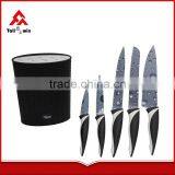 Good Quality Kitchenware Knife Set With Hollow Handle in Acrylic Block thumbnail-3